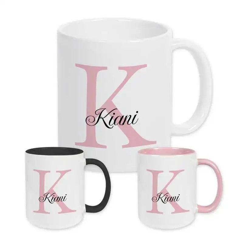 Keramik Tasse mit Namen | Motiv 3 | Kiani - Druckerino