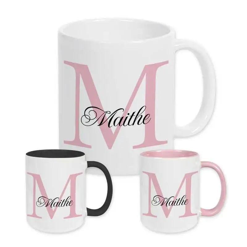 Keramik Tasse mit Namen | Motiv 3 | Maithe - Druckerino