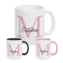 Keramik Tasse mit Namen | Motiv 3 | Malou - Druckerino