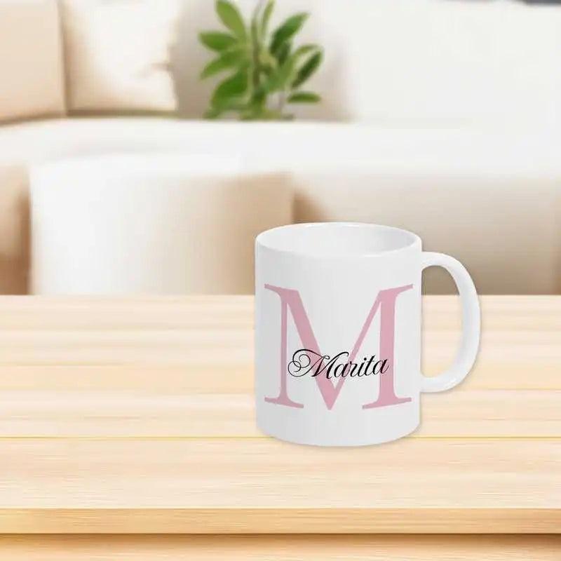 Keramik Tasse mit Namen | Motiv 3 | Marita - Druckerino
