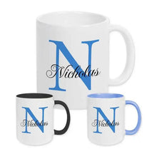 Keramik Tasse mit Namen | Motiv 3 | Nicholas - Druckerino