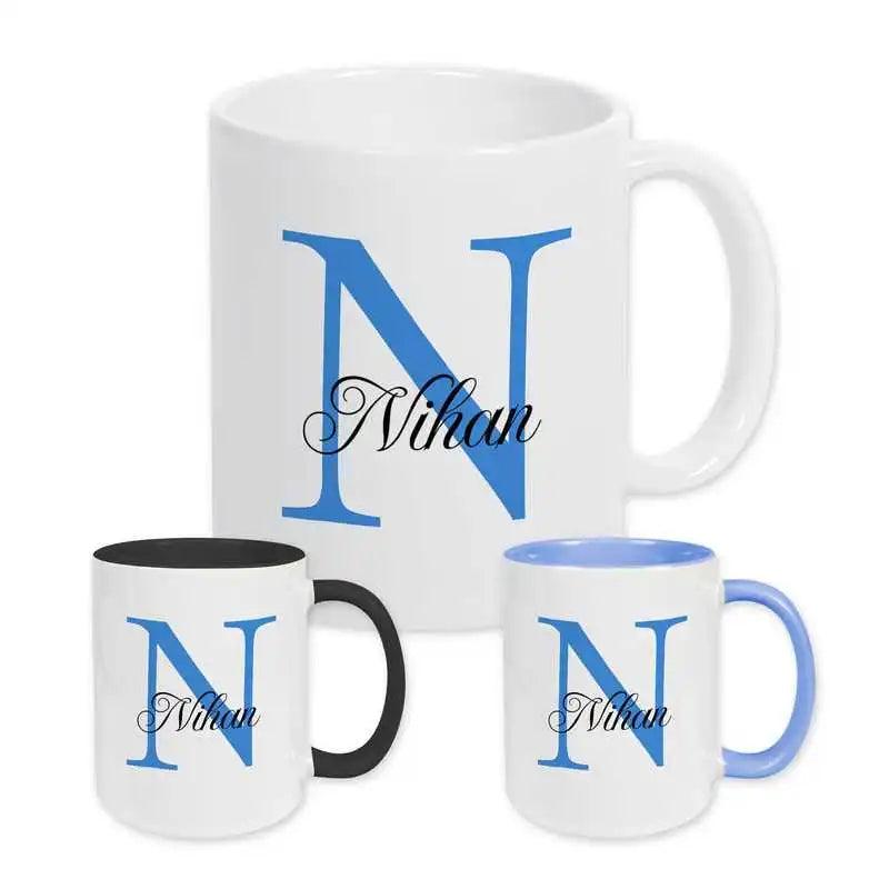 Keramik Tasse mit Namen | Motiv 3 | Nihan - Druckerino