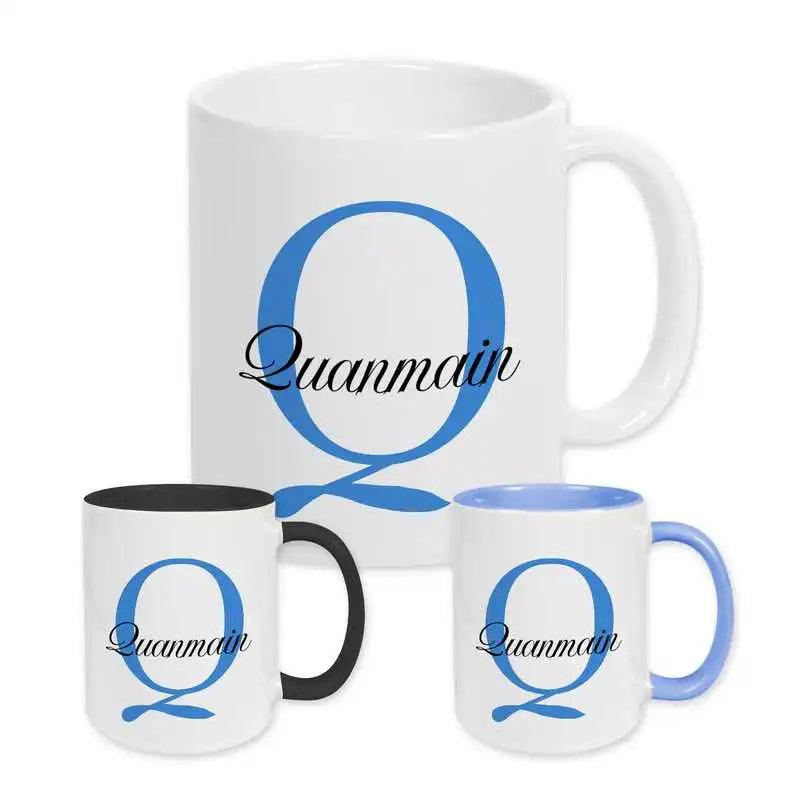 Keramik Tasse mit Namen | Motiv 3 | Quanmain - Druckerino