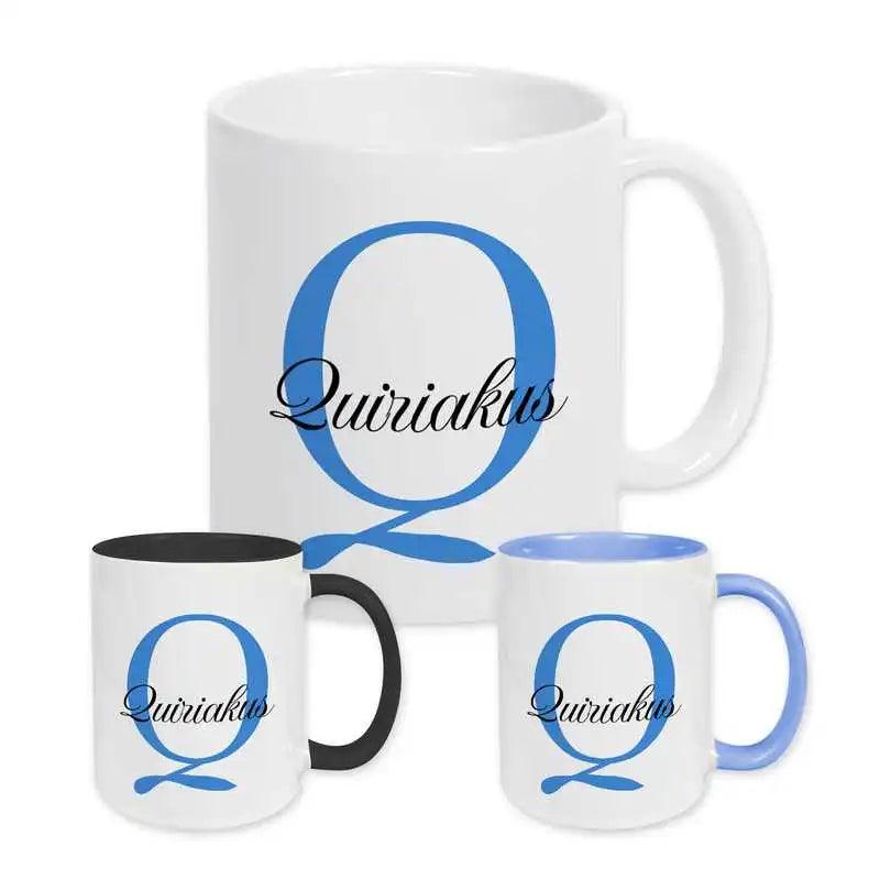 Keramik Tasse mit Namen | Motiv 3 | Quiriakus - Druckerino