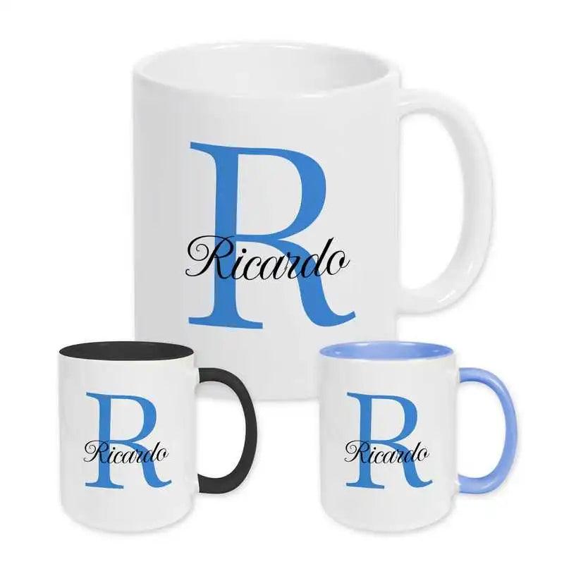 Keramik Tasse mit Namen | Motiv 3 | Ricardo - Druckerino