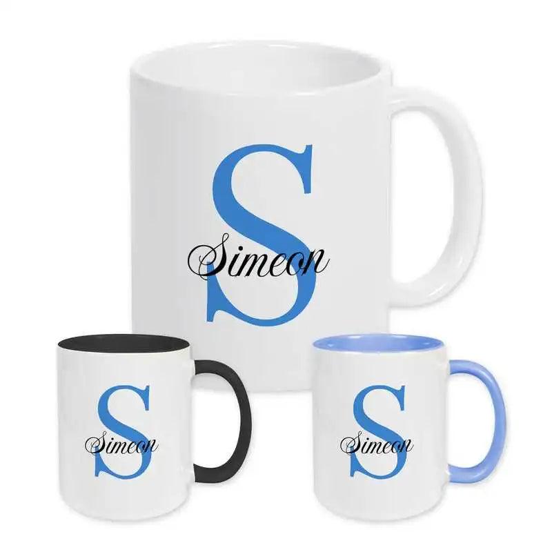 Keramik Tasse mit Namen | Motiv 3 | Simeon - Druckerino
