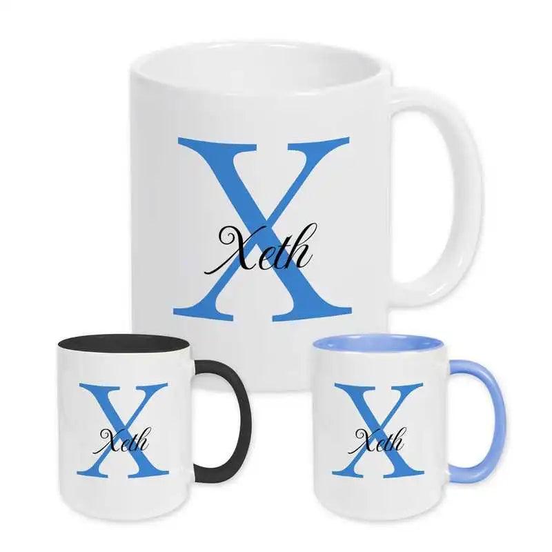 Keramik Tasse mit Namen | Motiv 3 | Xeth - Druckerino