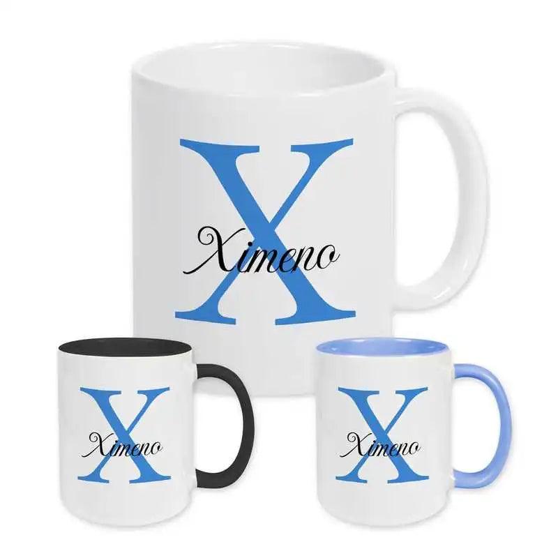 Keramik Tasse mit Namen | Motiv 3 | Ximeno - Druckerino