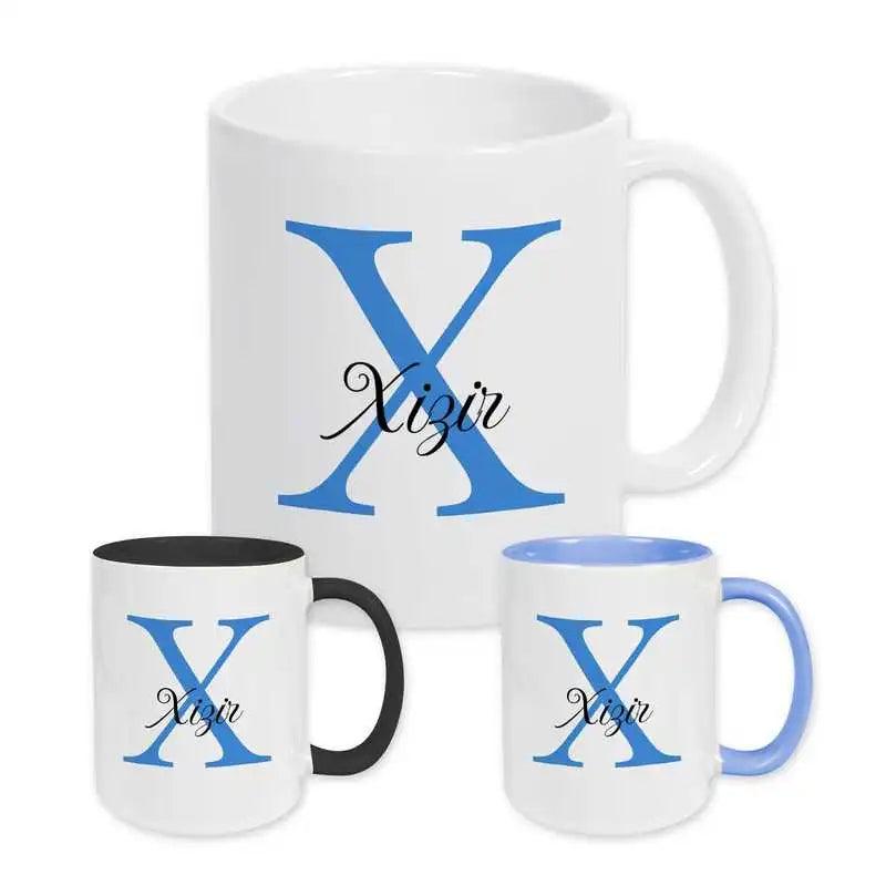 Keramik Tasse mit Namen | Motiv 3 | Xizir - Druckerino