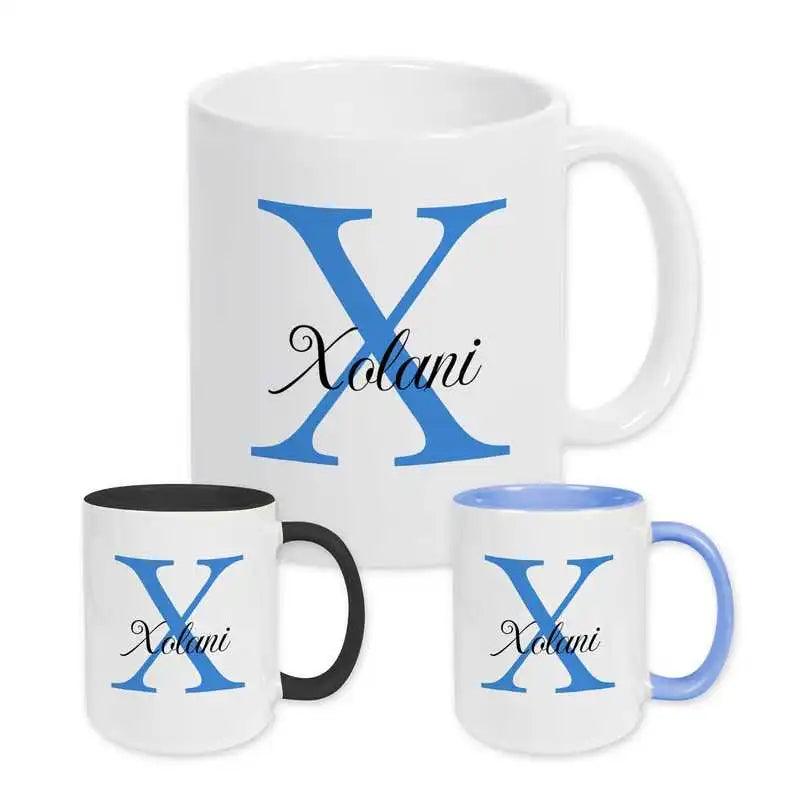 Keramik Tasse mit Namen | Motiv 3 | Xolani - Druckerino