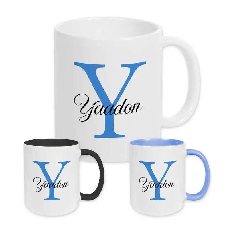 Keramik Tasse mit Namen | Motiv 3 | Yaadon - Druckerino