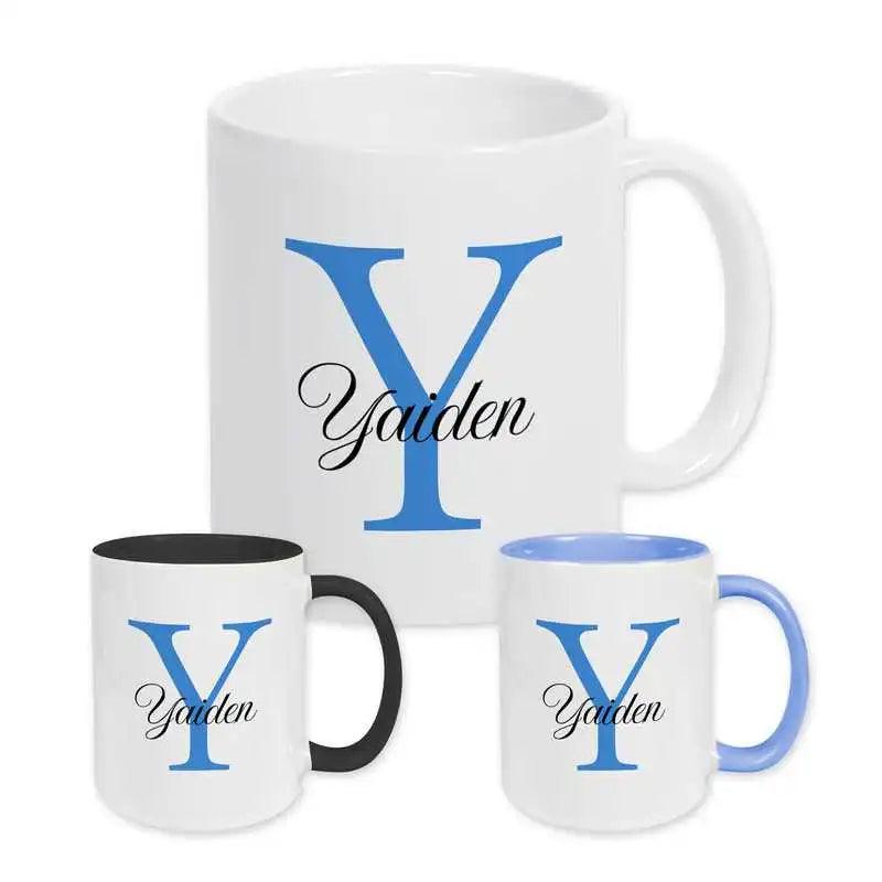 Keramik Tasse mit Namen | Motiv 3 | Yaiden - Druckerino