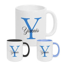 Keramik Tasse mit Namen | Motiv 3 | Yannis - Druckerino