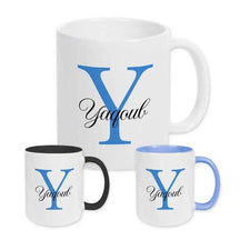 Keramik Tasse mit Namen | Motiv 3 | Yaqoub - Druckerino