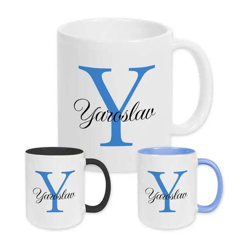 Keramik Tasse mit Namen | Motiv 3 | Yaroslav - Druckerino
