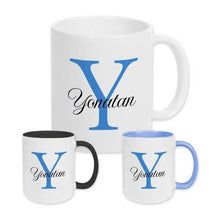 Keramik Tasse mit Namen | Motiv 3 | Yonatan - Druckerino
