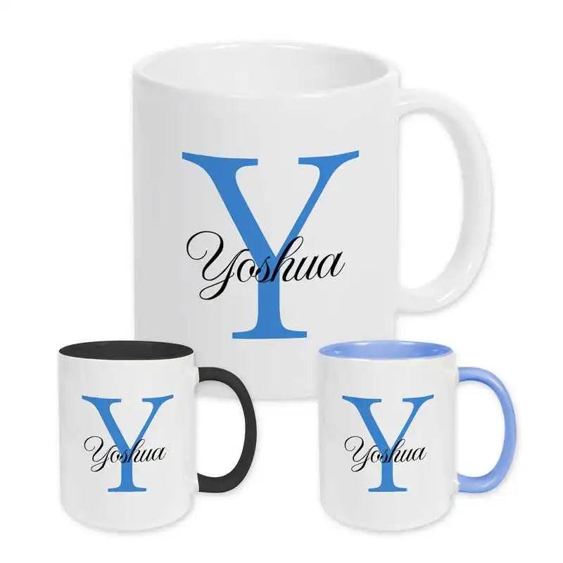 Keramik Tasse mit Namen | Motiv 3 | Yoshua - Druckerino
