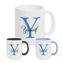 Keramik Tasse mit Namen | Motiv 3 | Yussuf - Druckerino