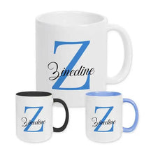 Keramik Tasse mit Namen | Motiv 3 | Zinedine - Druckerino
