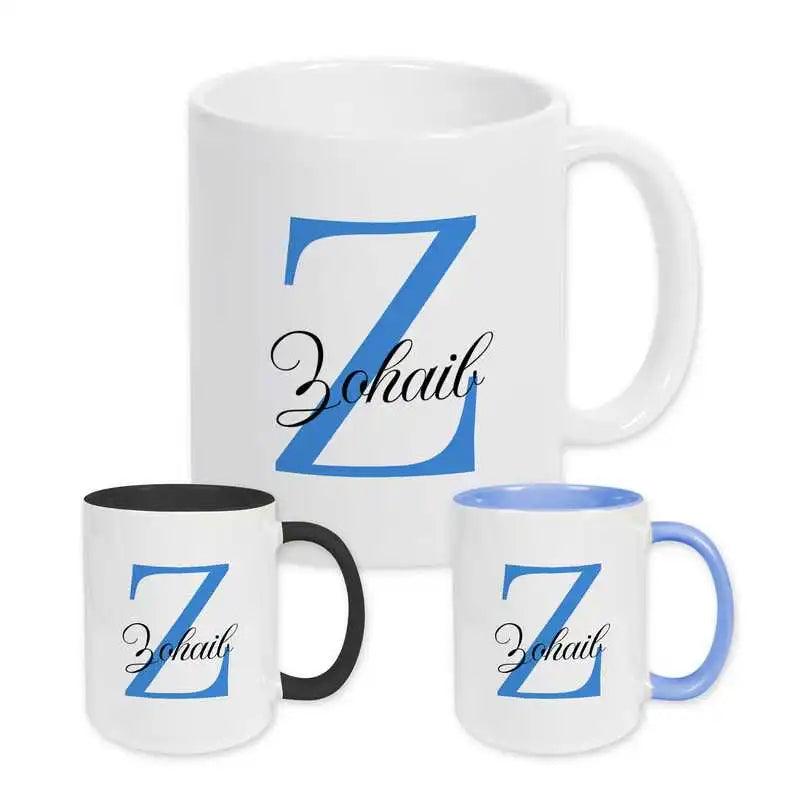 Keramik Tasse mit Namen | Motiv 3 | Zohaib - Druckerino
