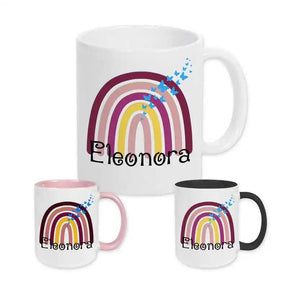 Keramik Tasse mit Namen | Motiv 4 | Eleonora - Druckerino