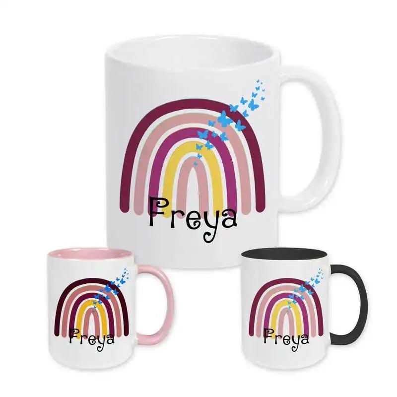 Keramik Tasse mit Namen | Motiv 4 | Freya - Druckerino