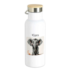 Kinder Trinkflasche Abenteuer Elefantenkind - Druckerino