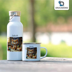 Kinder Trinkflasche Abenteuerbuddy - Druckerino
