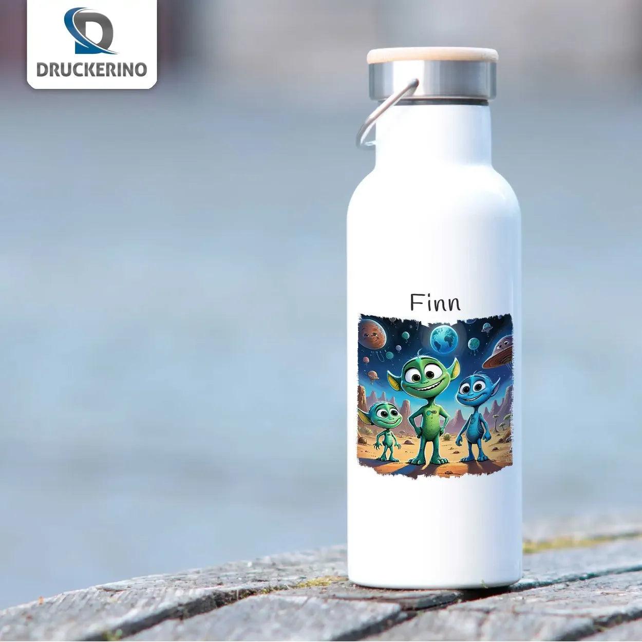 Kinder Trinkflasche Ausserirdische - Druckerino