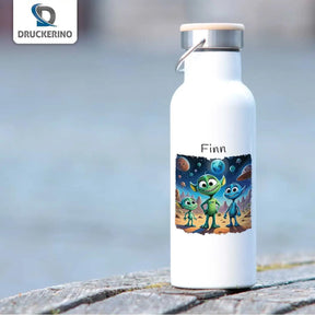 Kinder Trinkflasche Ausserirdische - Druckerino