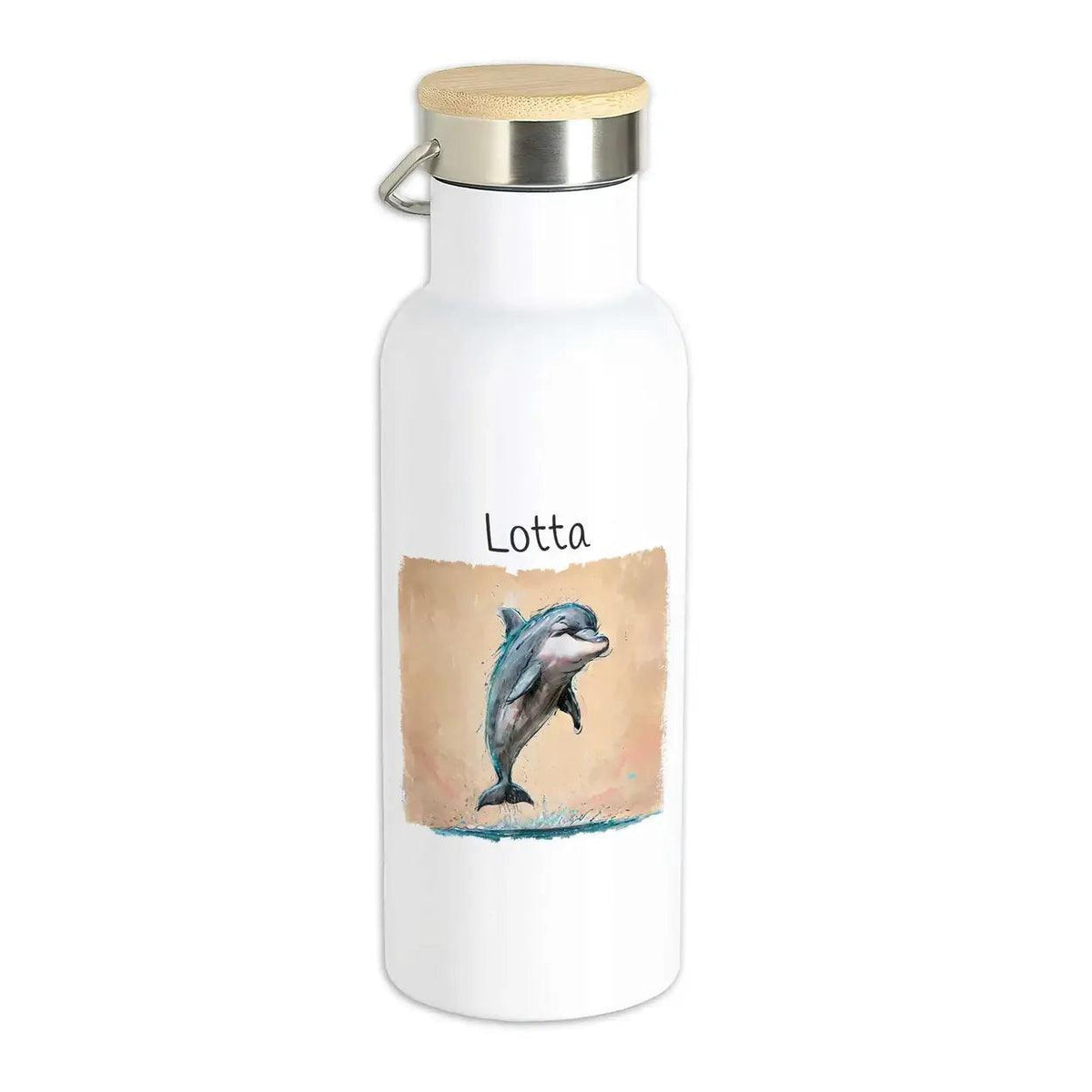 Kinder Trinkflasche Delphin - Druckerino