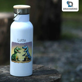 Kinder Trinkflasche Dino Oase - Druckerino
