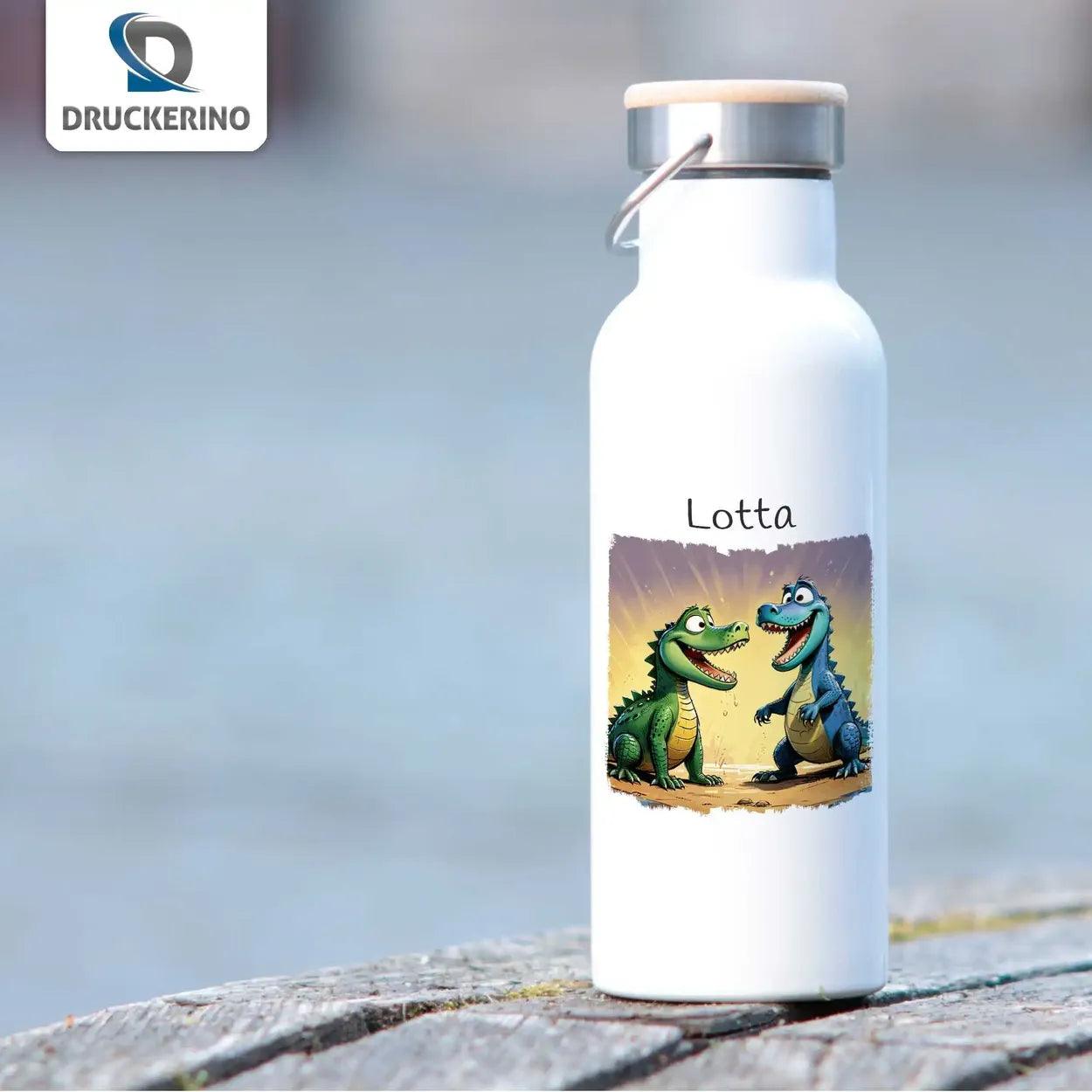Kinder Trinkflasche Dino Oase - Druckerino
