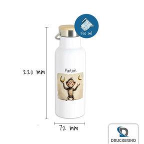 Kinder Trinkflasche Dschungelaffe - Druckerino