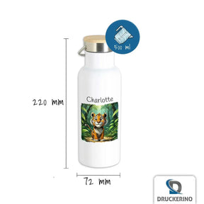 Kinder Trinkflasche Dschungelkönig - Druckerino