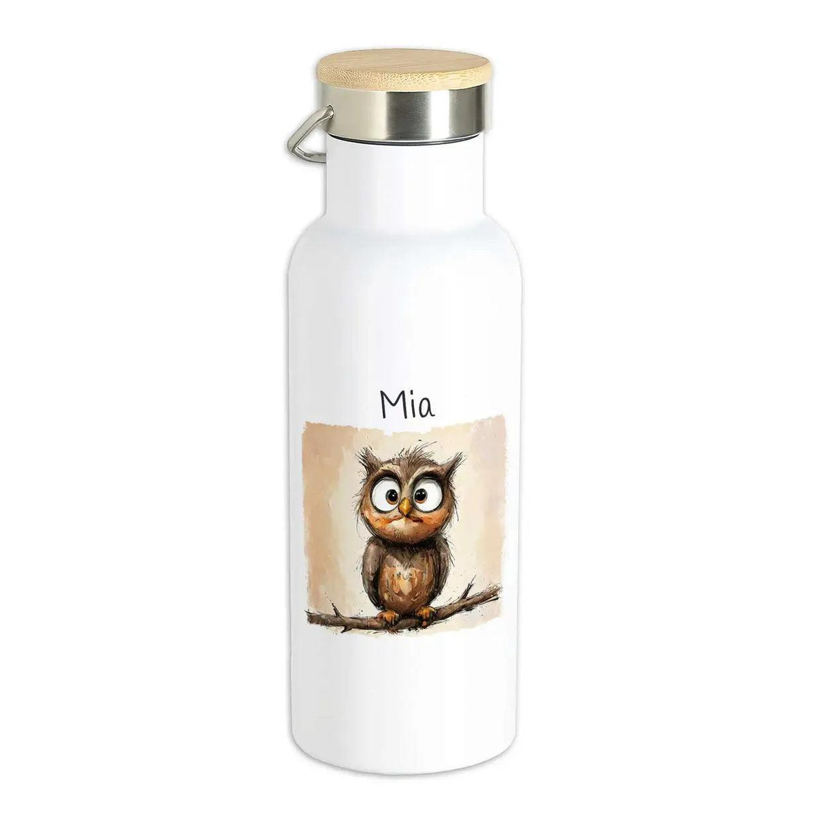 Kinder Trinkflasche Eulenblick - Druckerino