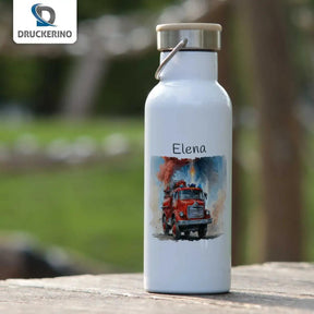 Kinder Trinkflasche Feuerwehrheld - Druckerino
