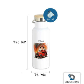 Kinder Trinkflasche Feuerwehrhelden - Druckerino