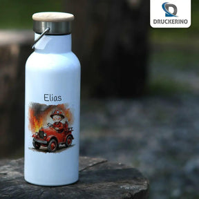 Kinder Trinkflasche Feuerwehrhelden - Druckerino