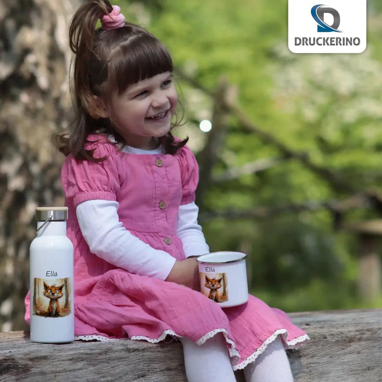 Kinder Trinkflasche Fuchsmärchen - Druckerino