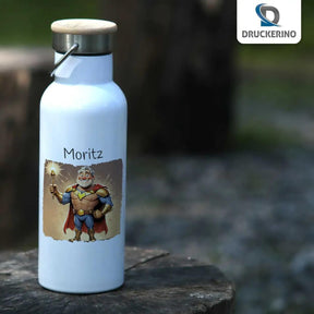 Kinder Trinkflasche Goldritter - Druckerino