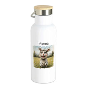 Kinder Trinkflasche Hase - Druckerino
