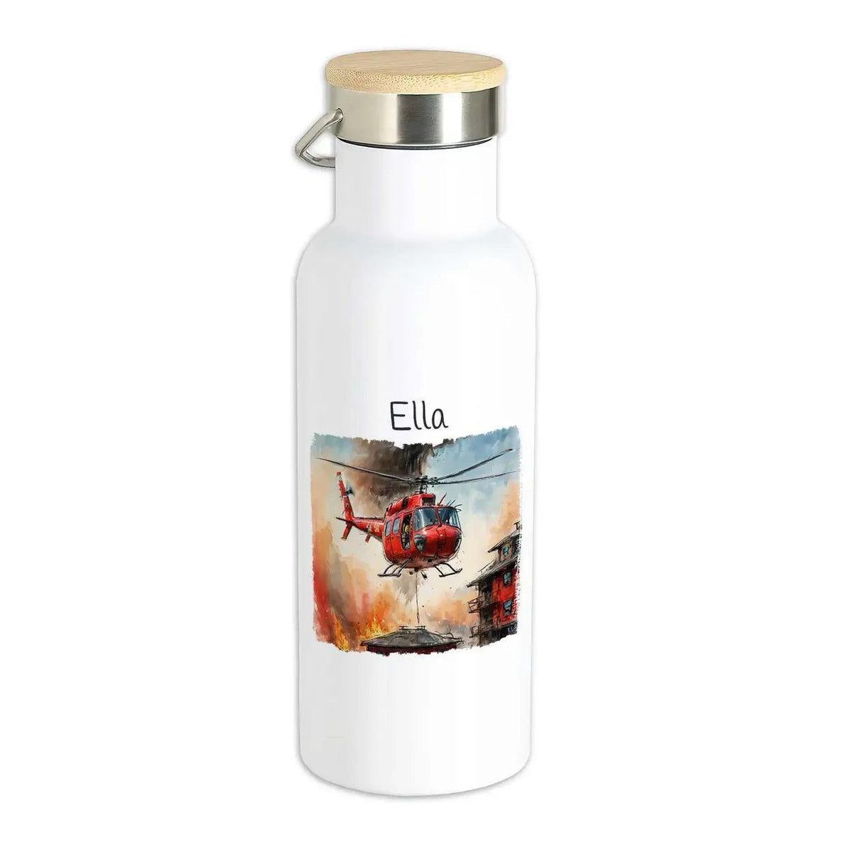 Kinder Trinkflasche Hubschrauber - Druckerino