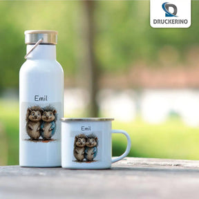 Kinder Trinkflasche Igel-Freundschaft - Druckerino