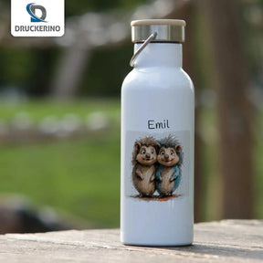 Kinder Trinkflasche Igel-Freundschaft - Druckerino