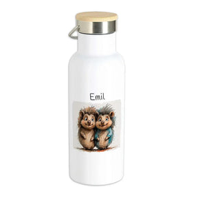 Kinder Trinkflasche Igel-Freundschaft - Druckerino