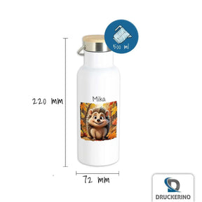 Kinder Trinkflasche Igel - Druckerino