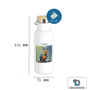Kinder Trinkflasche Karibikflieger - Druckerino