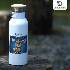 Kinder Trinkflasche Kleines Rehglück - Druckerino