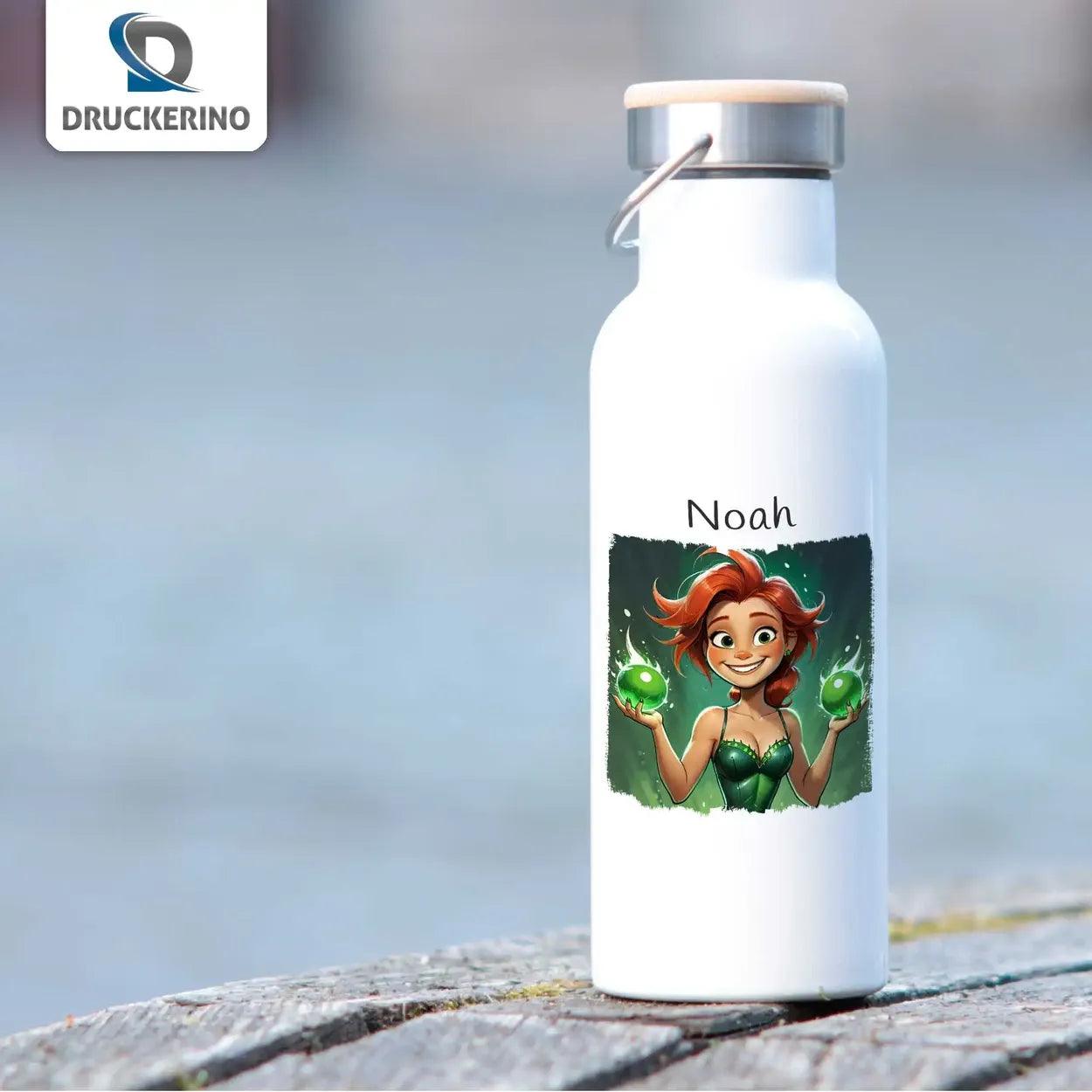 Kinder Trinkflasche Kristallmagierin - Druckerino